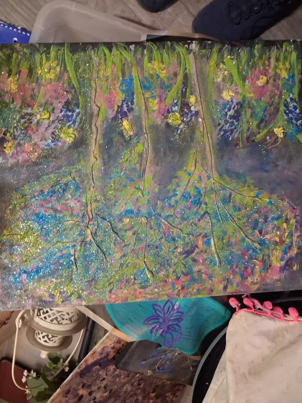 Abstract Botanical Glow
