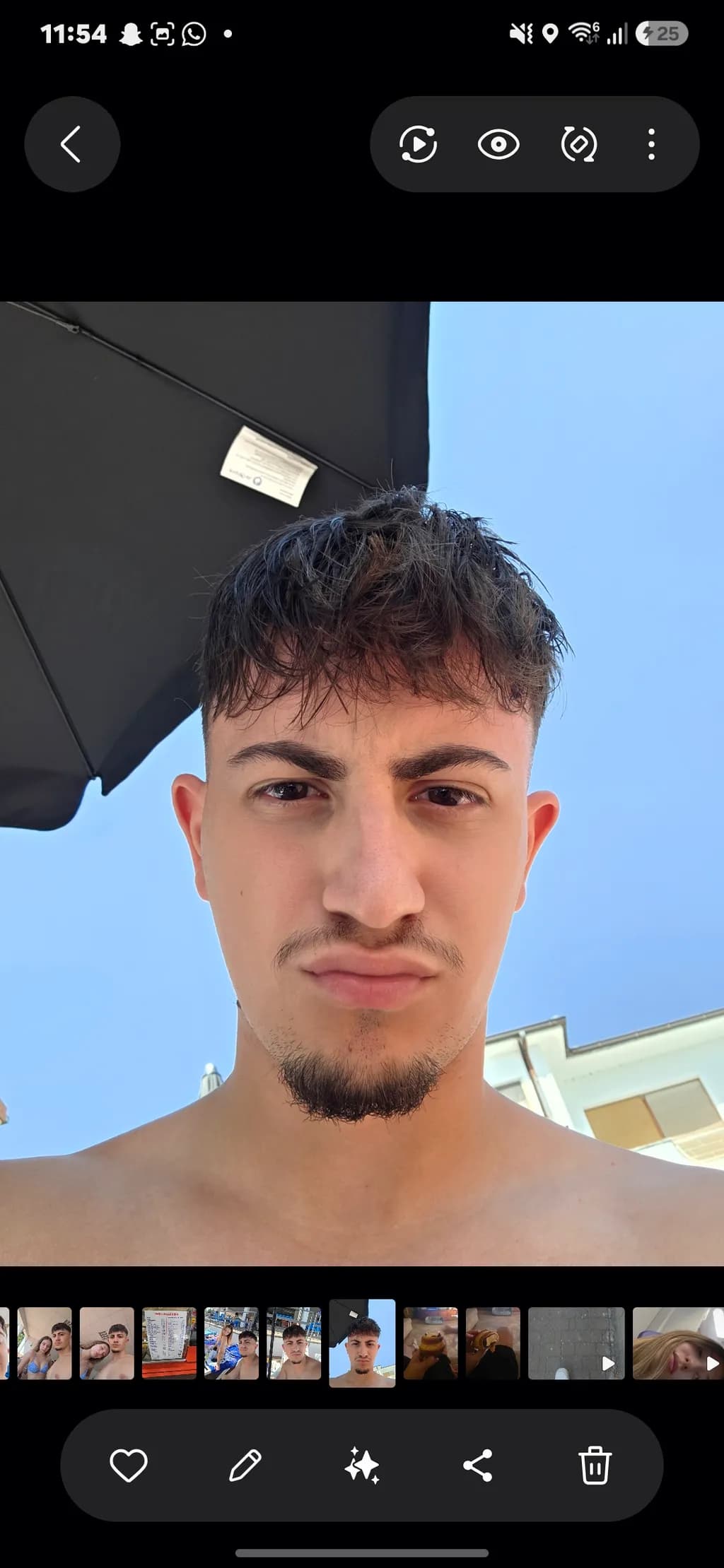 Summer Sky Selfie