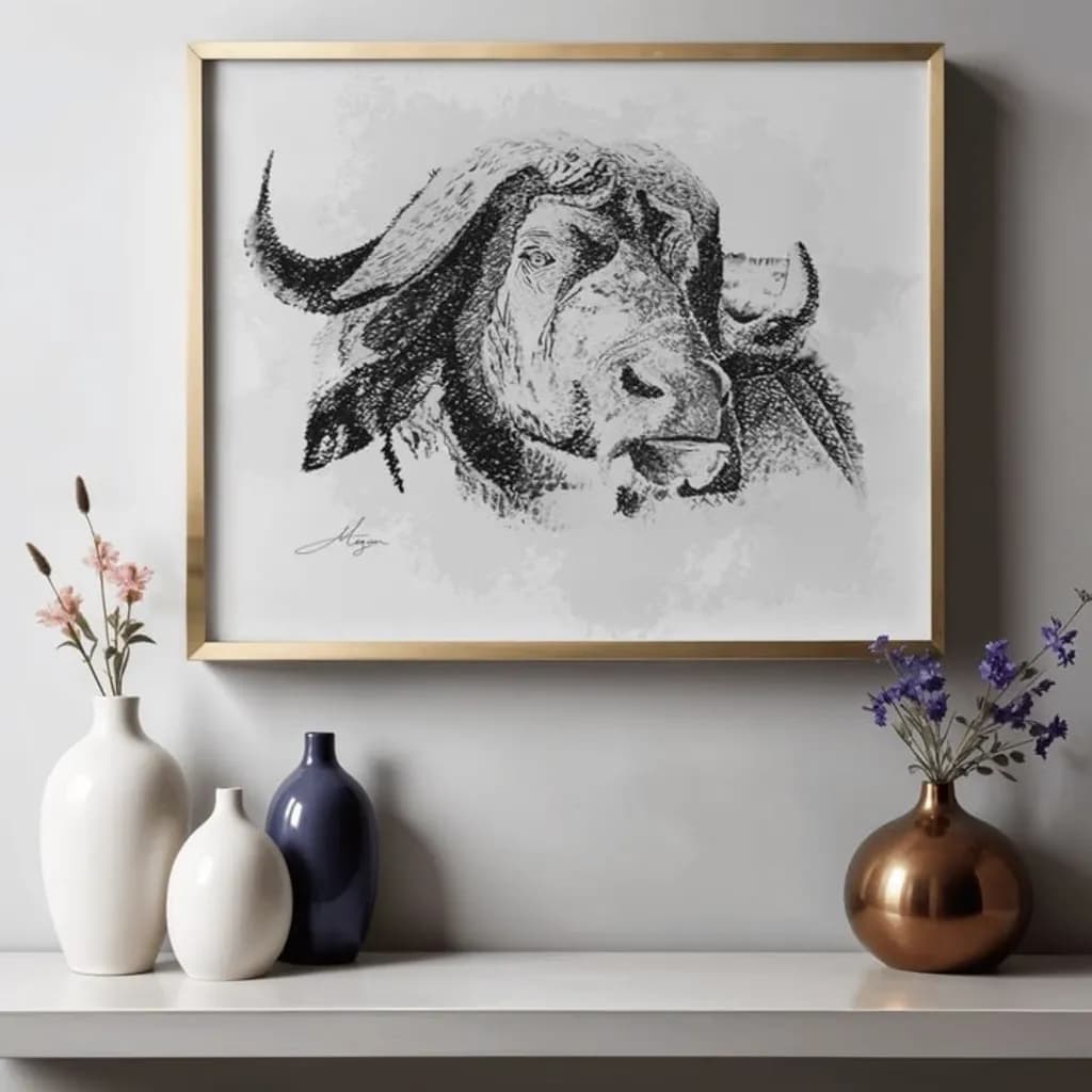 Buffalo Portrait