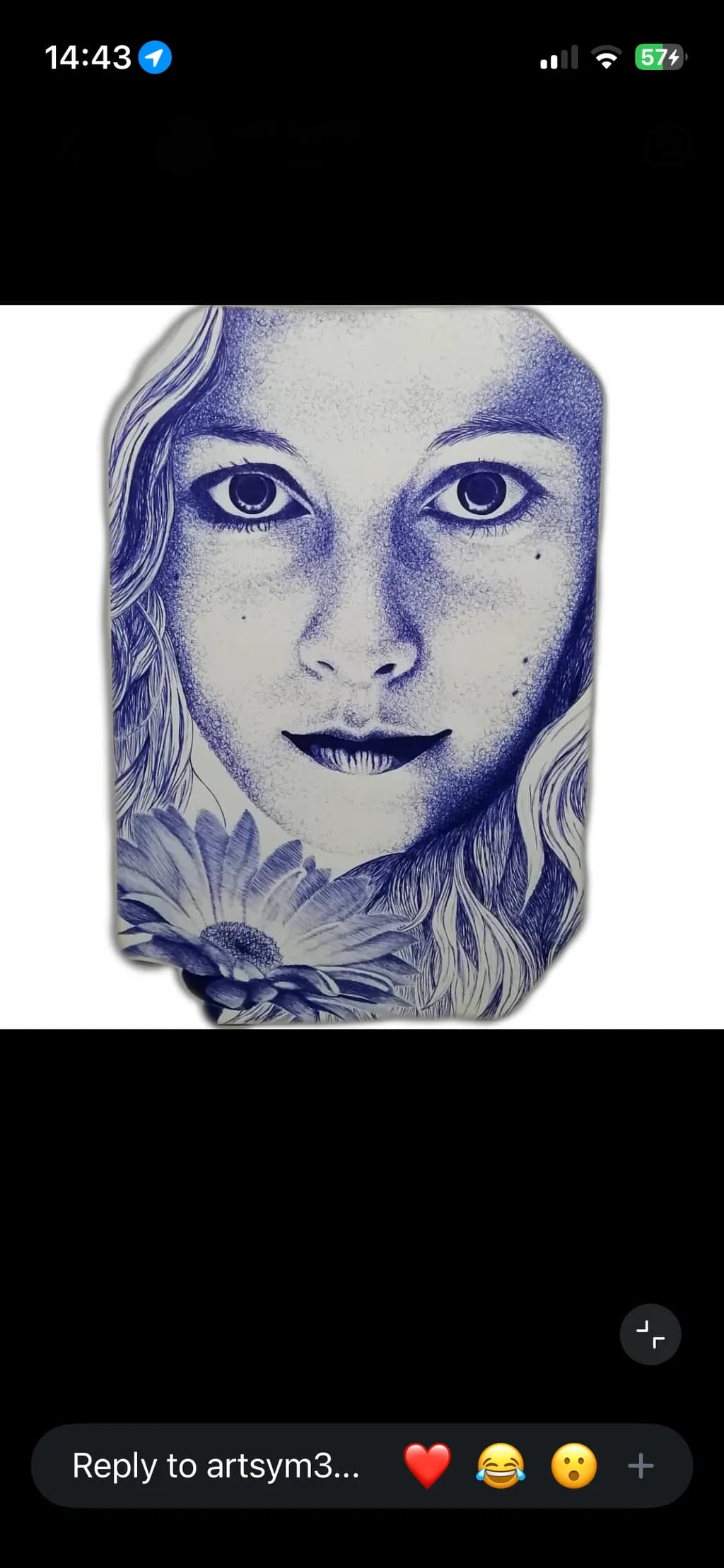 Flower Lady Portrait