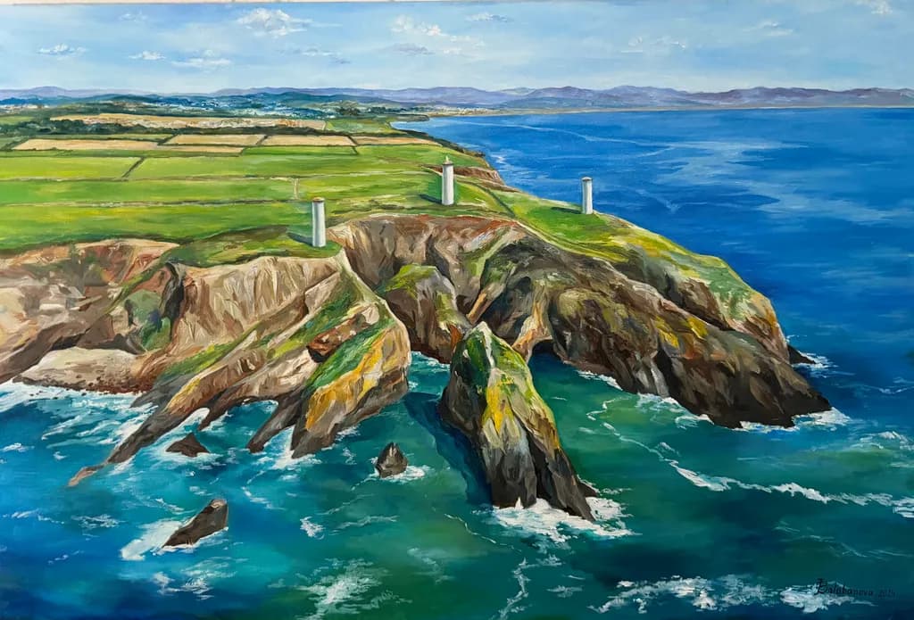 Cliffs and Lighthouses Coastline