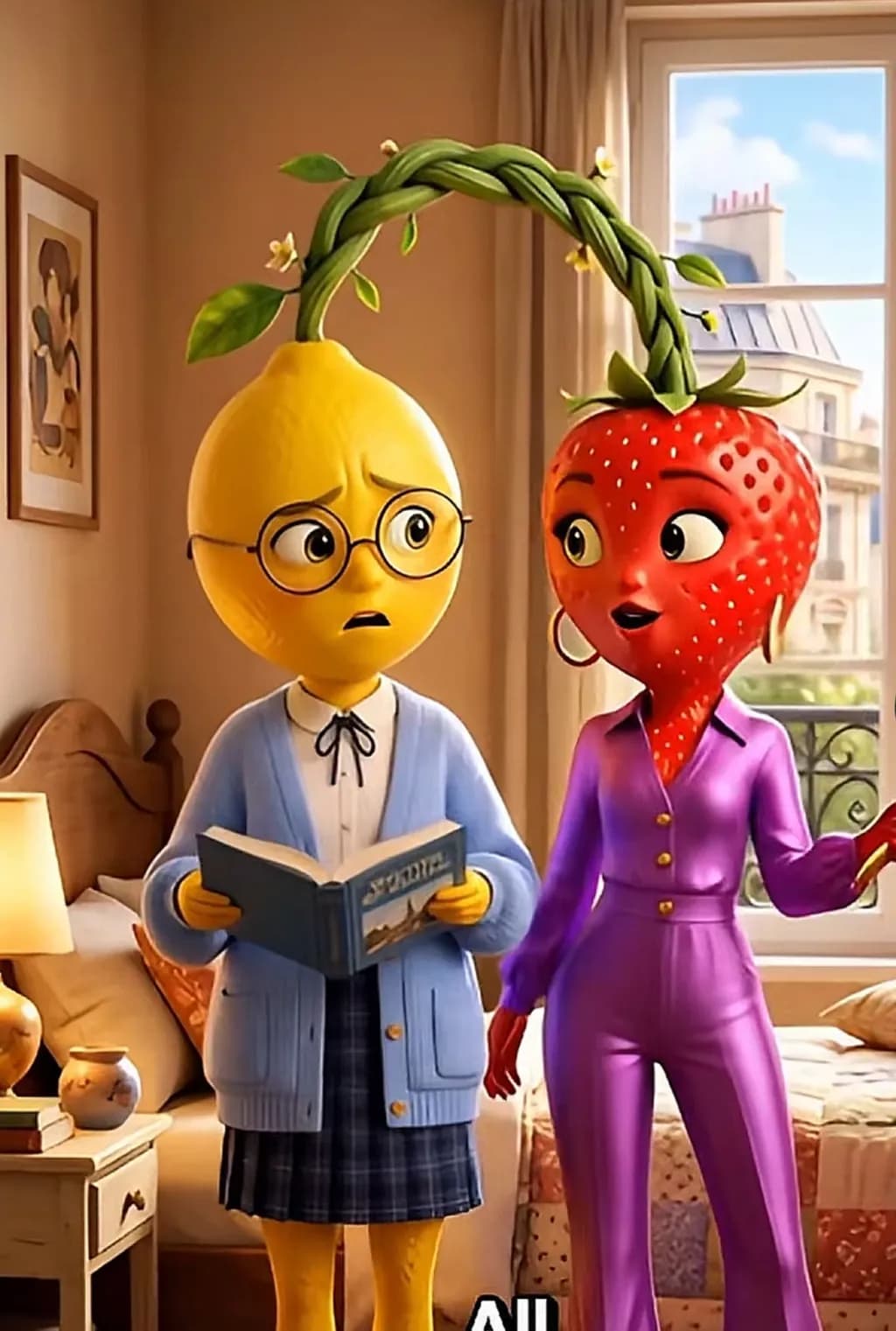 Lemon and Strawberry Conversation