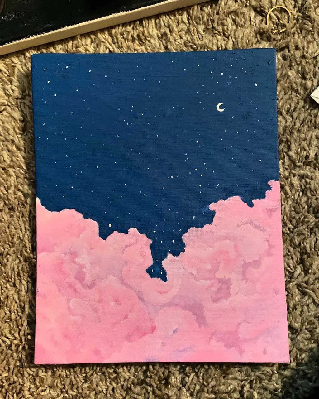 Night Sky with Clouds