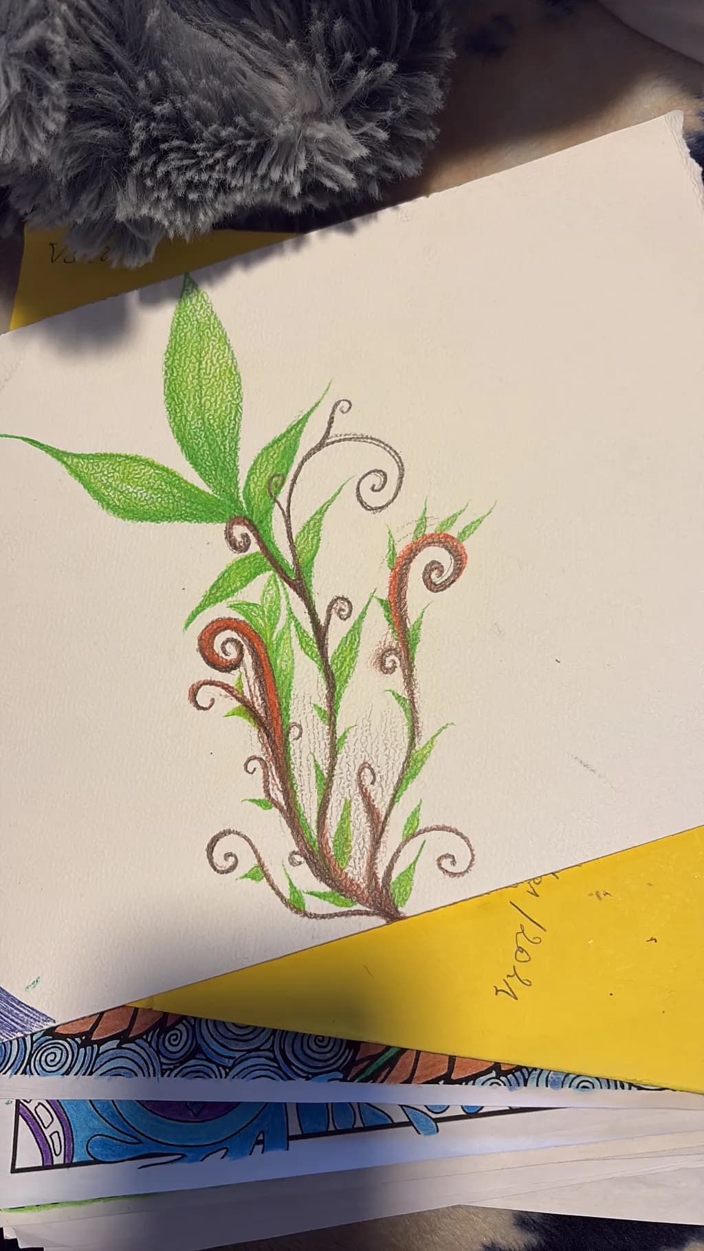 Floral Vine Leaves