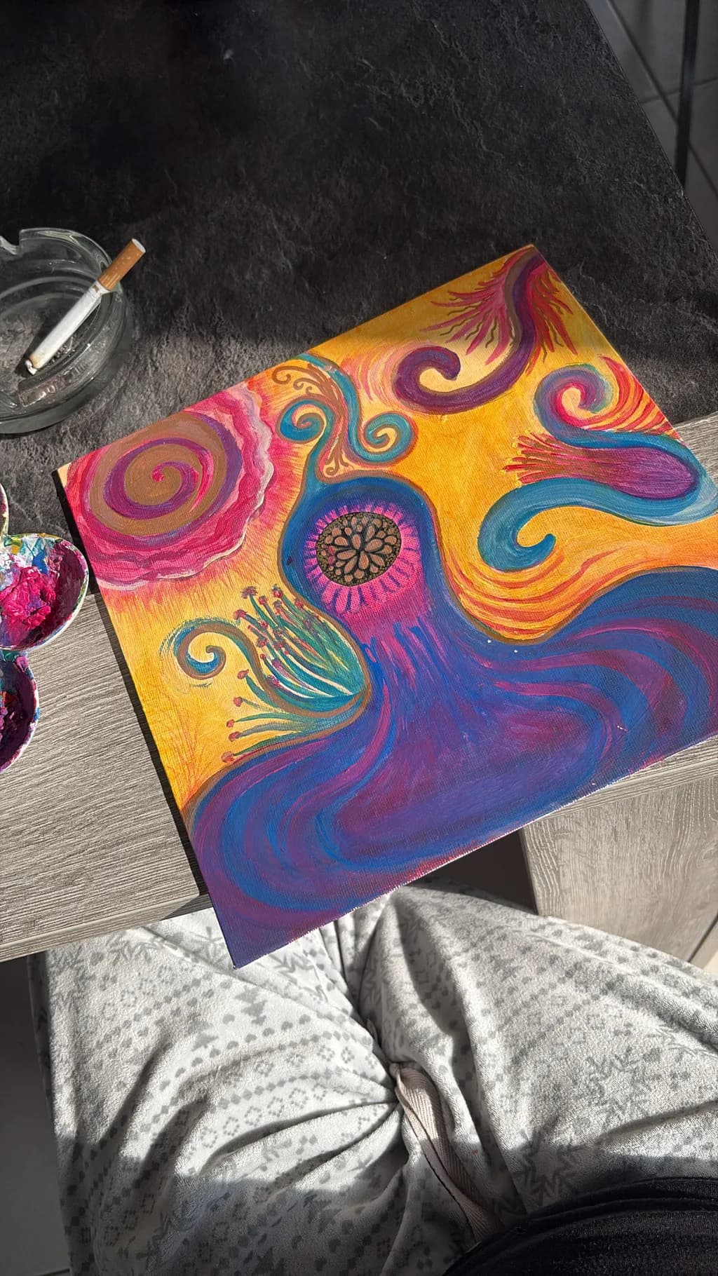 Abstract Swirl Pattern