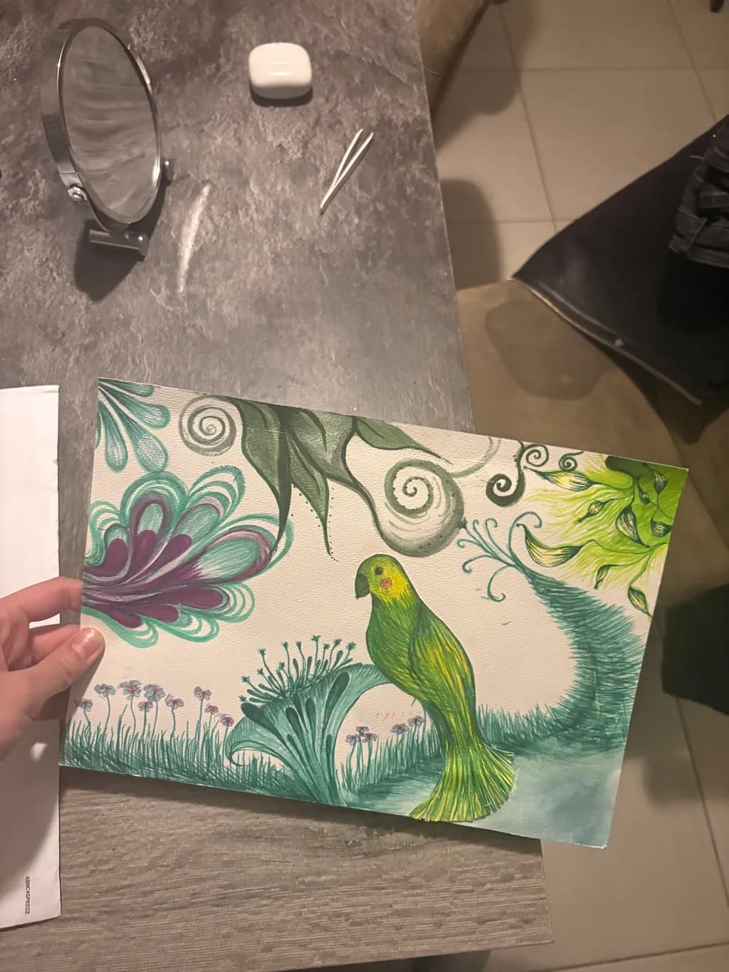 Green Parrot Garden