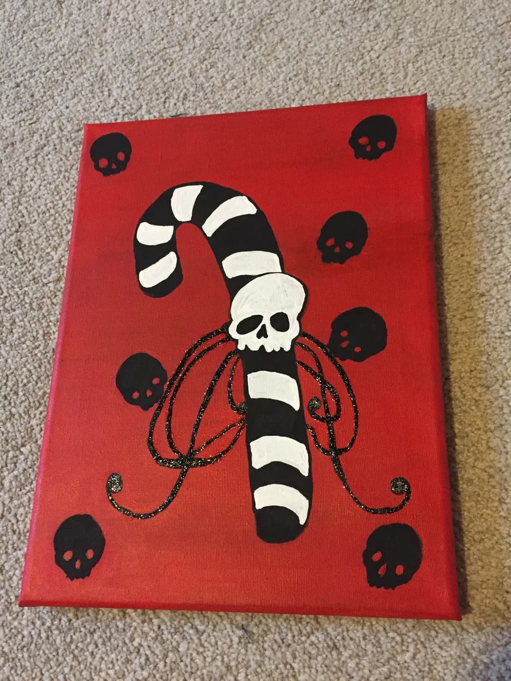 Skull Candy Cane