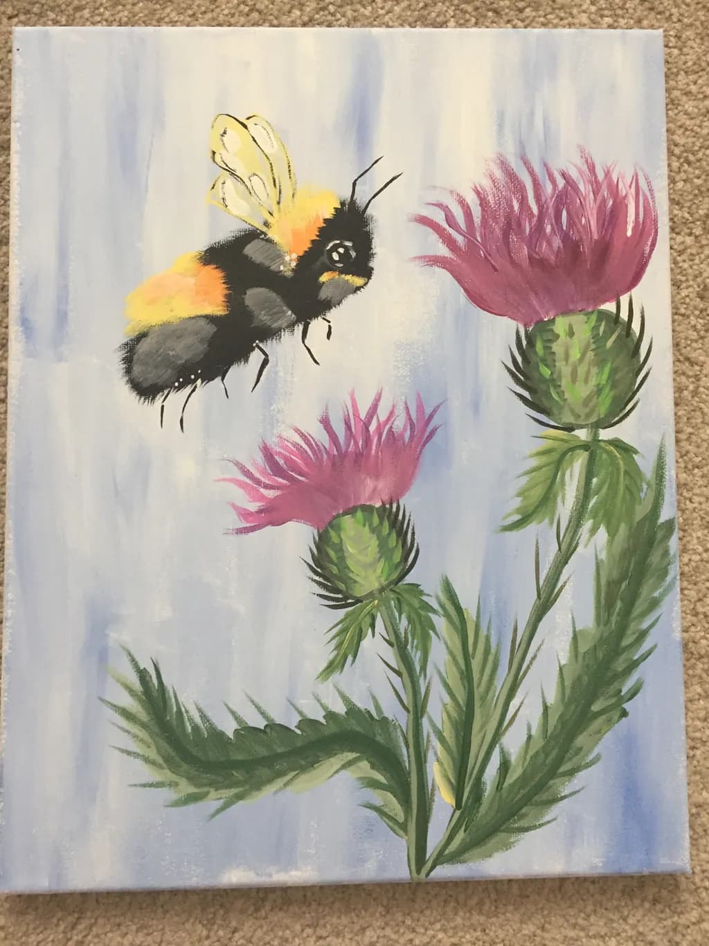 Bumblebee and Thistle