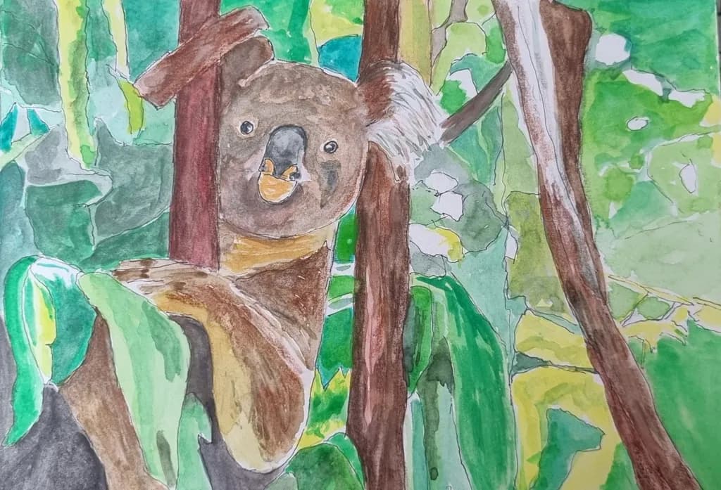 Koala in Forest