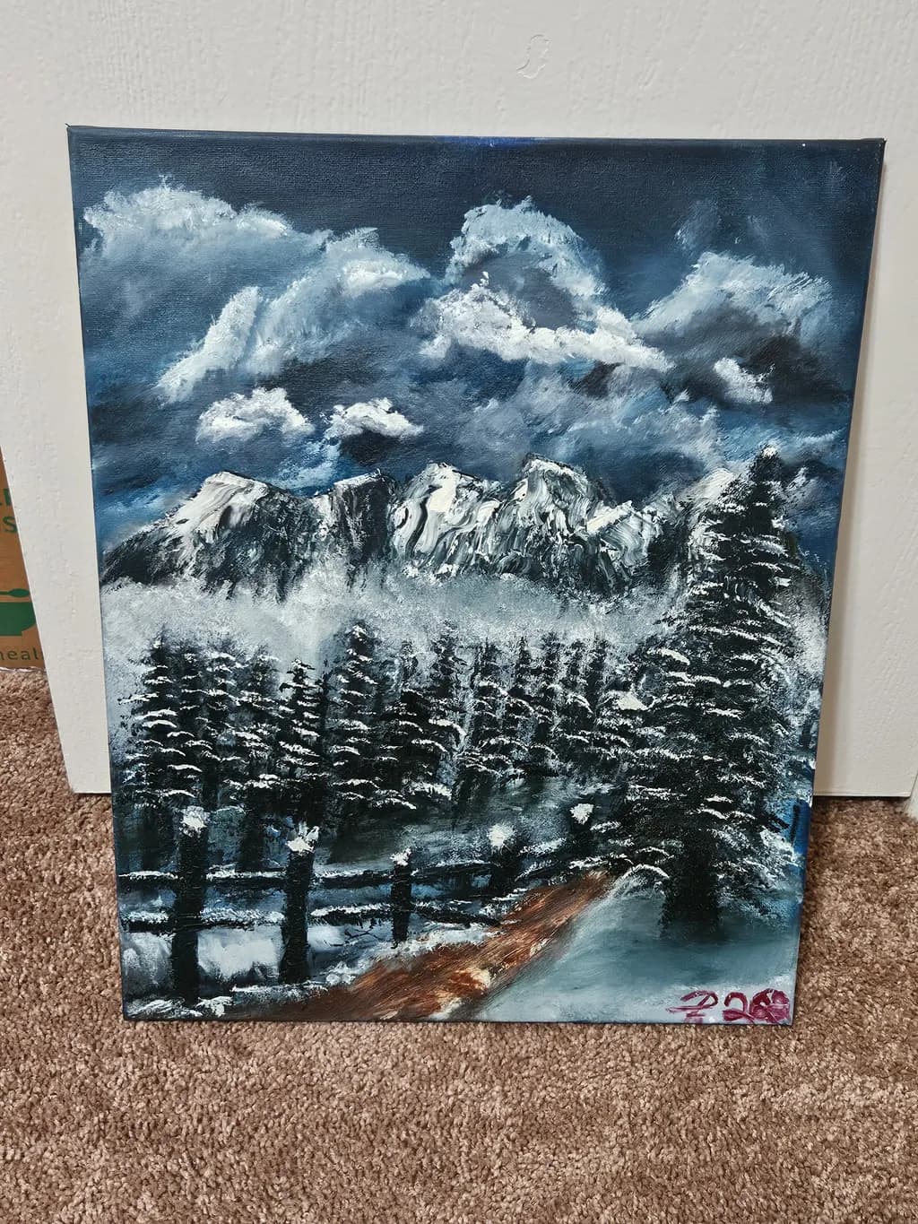 Snowy Mountain Path
