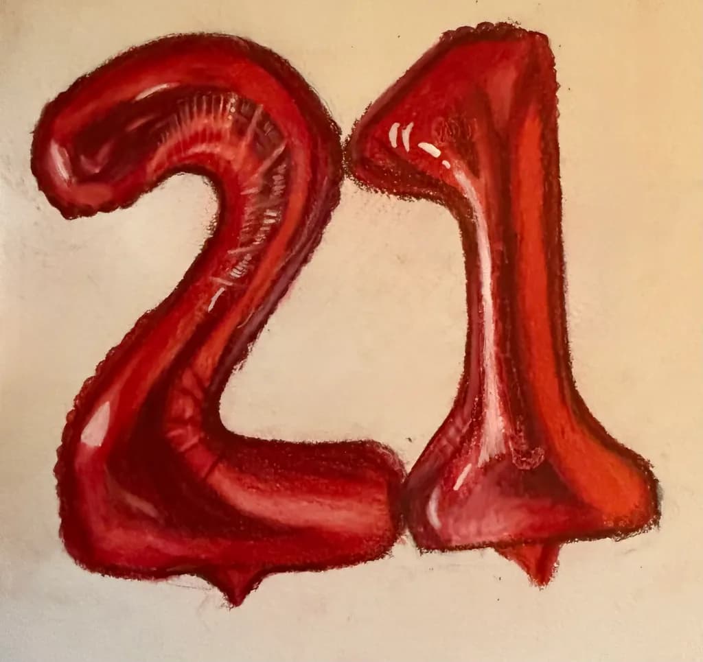 Red Balloon Numbers 21