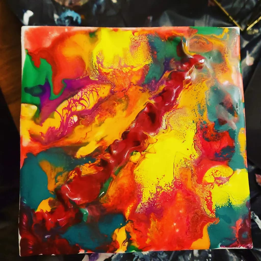 Colorful Fluid Texture