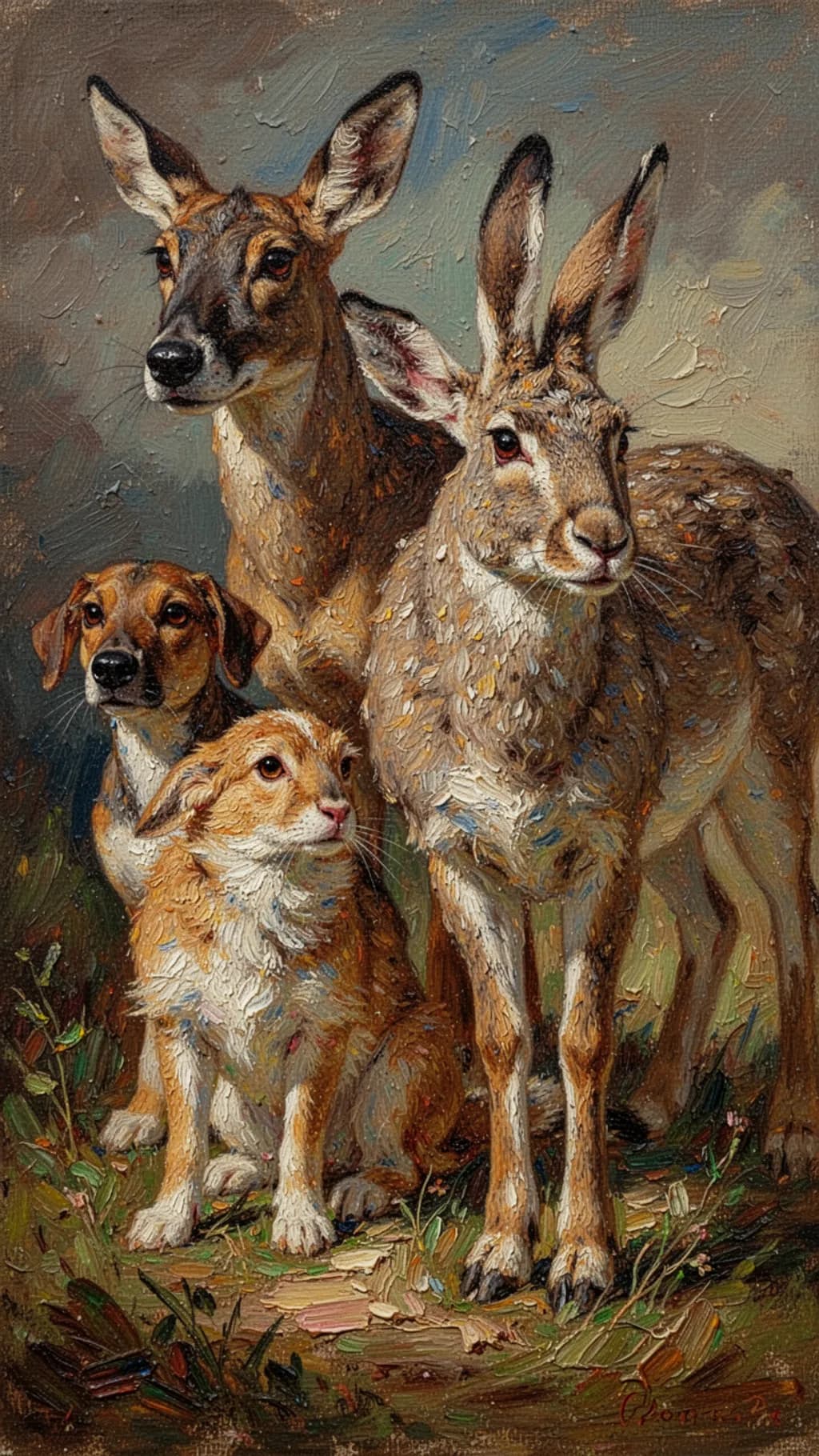 Woodland Animals Gathering