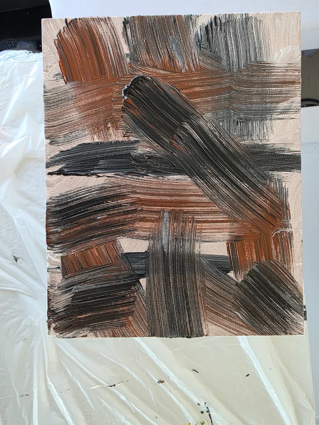 Abstract Brushstrokes