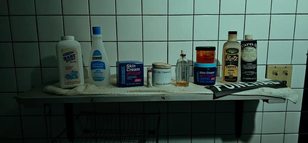 Bathroom Shelf Toiletries