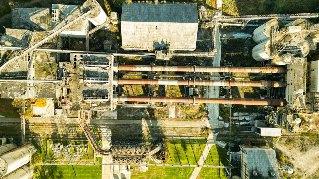 Industrial Plant AerialView