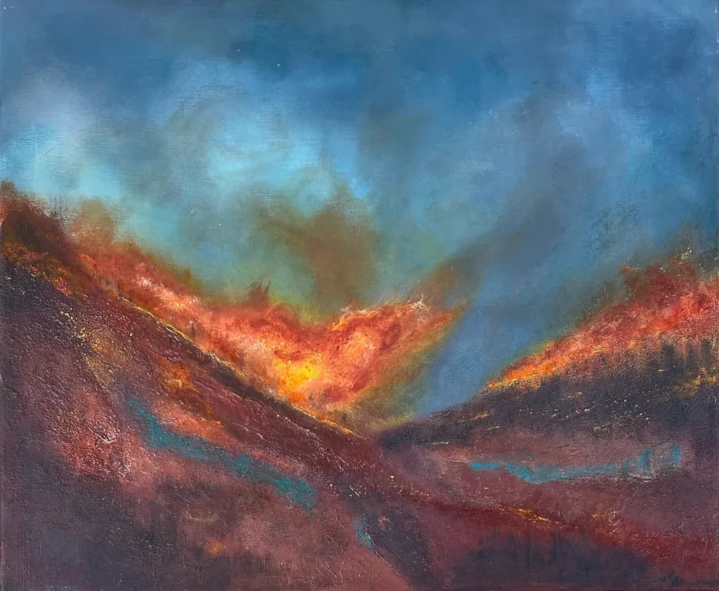 August Complex Firescape
