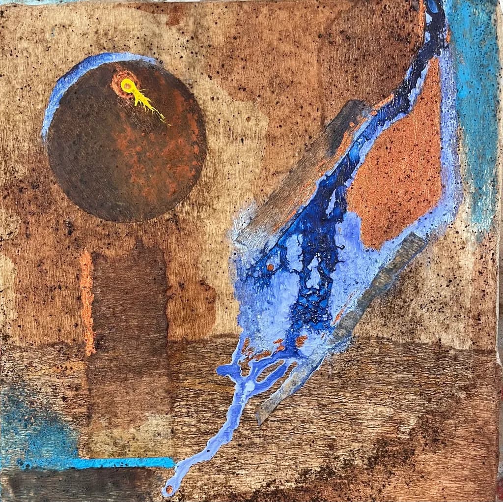 Blue Flow Abstract