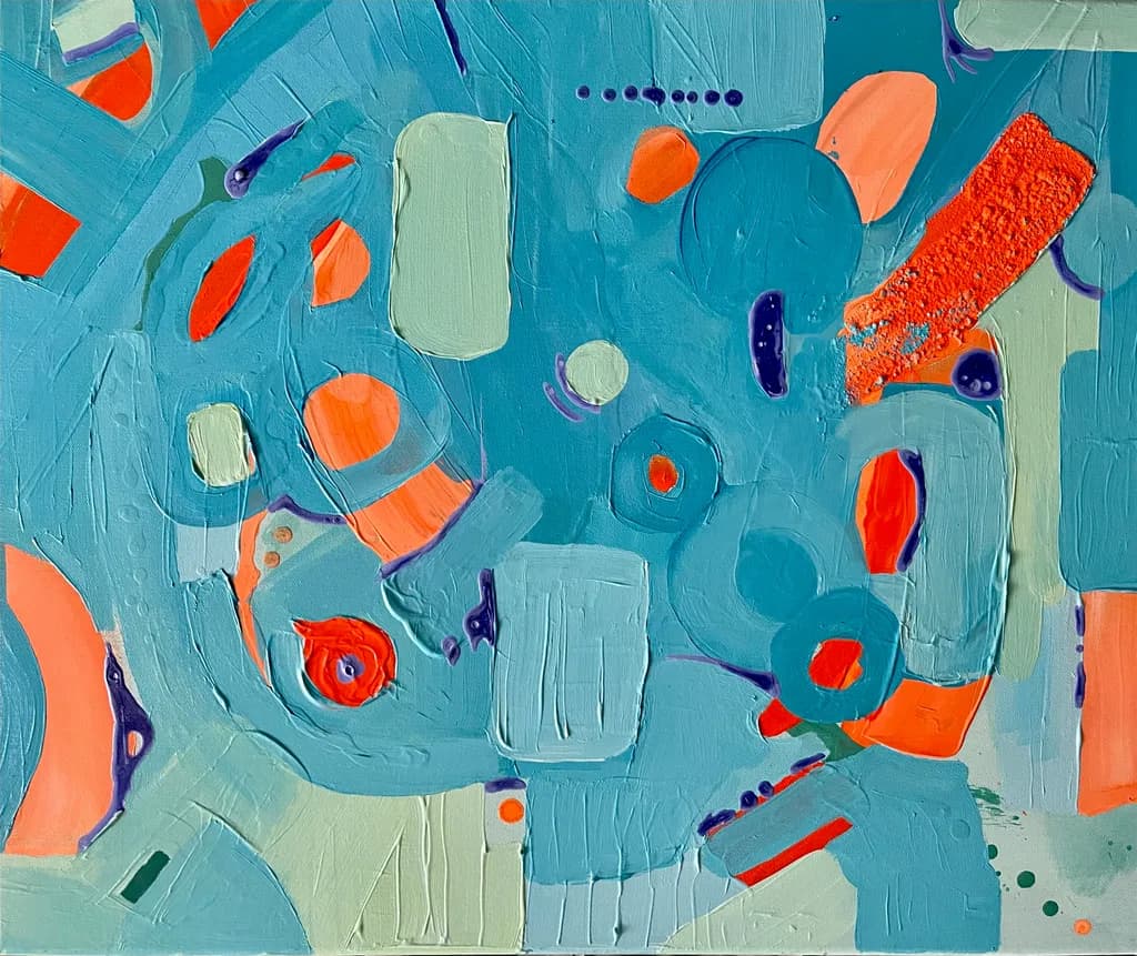 Blue Abstract Shapes