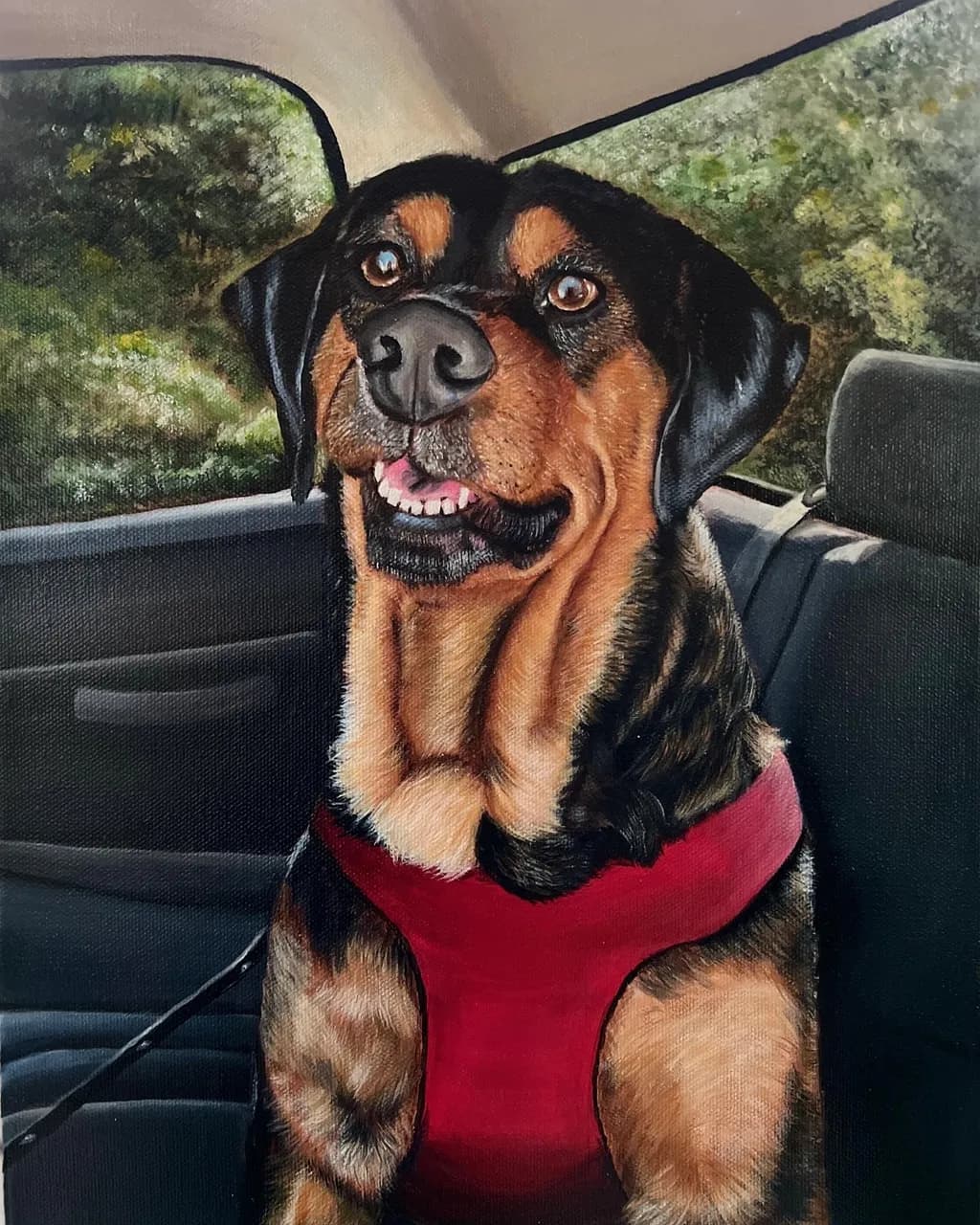 Dog in Car
