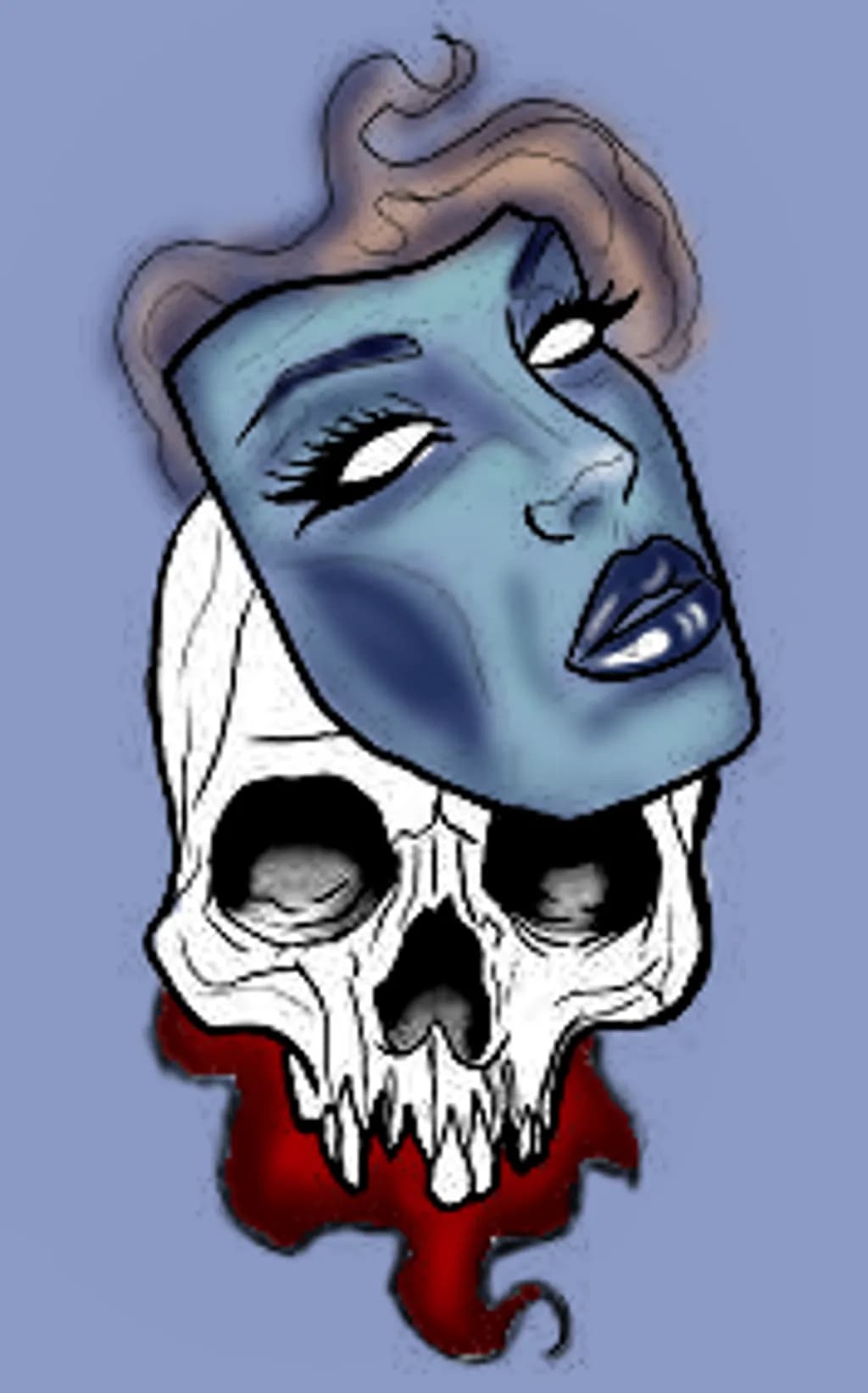 Skull and Mask