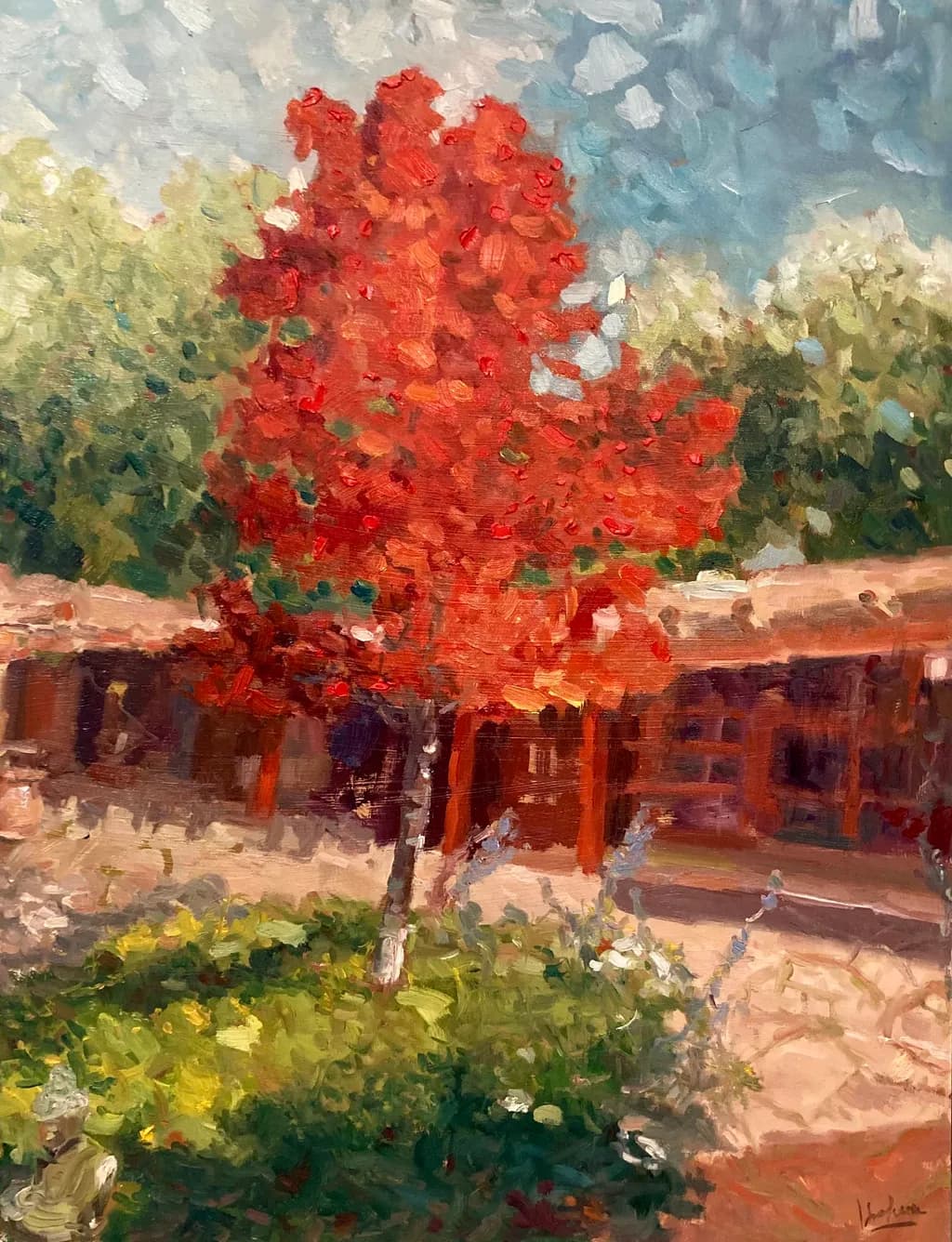 Red Tree Courtyard