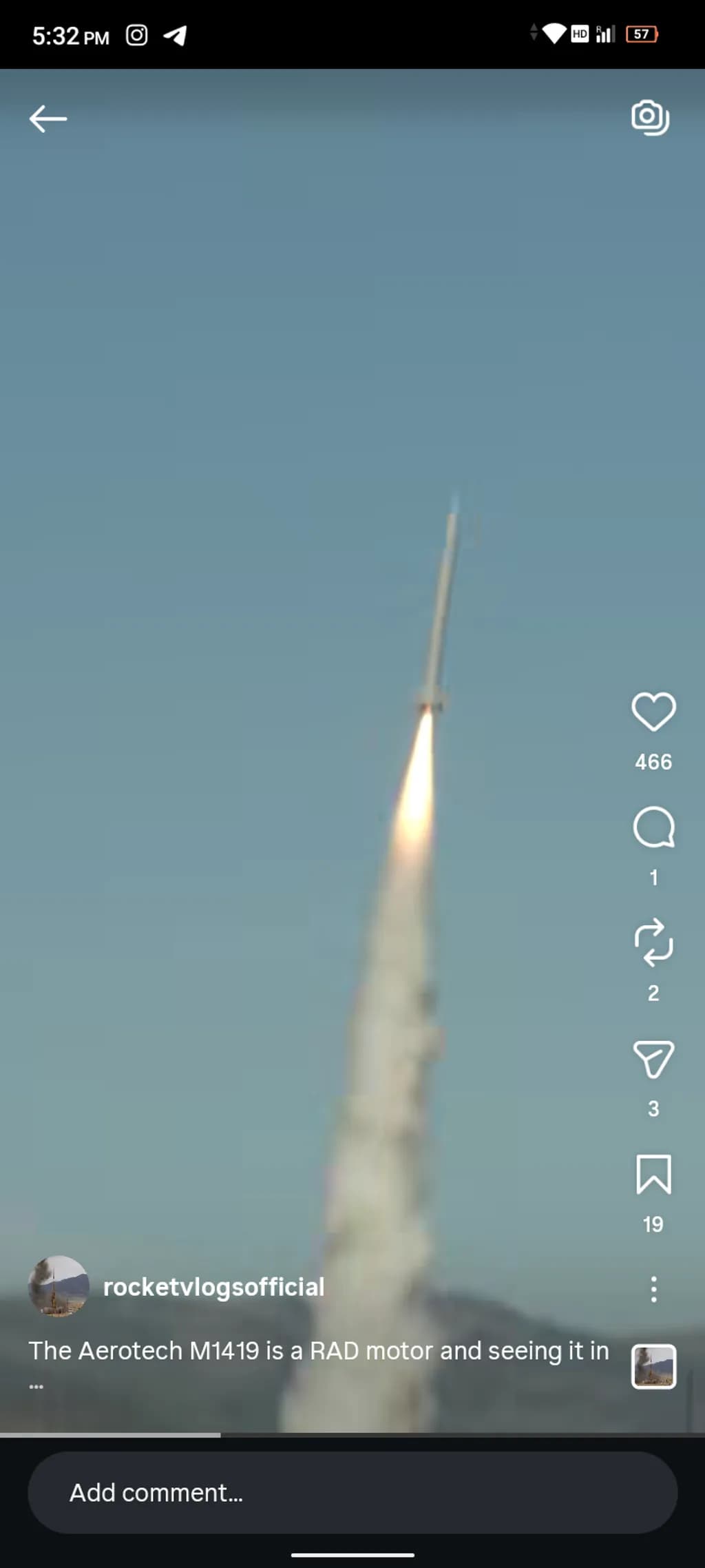 Rocket Launch Trail