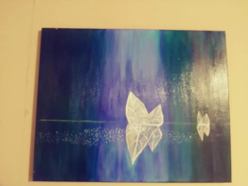 Inbound Abstract Blue Butterfly