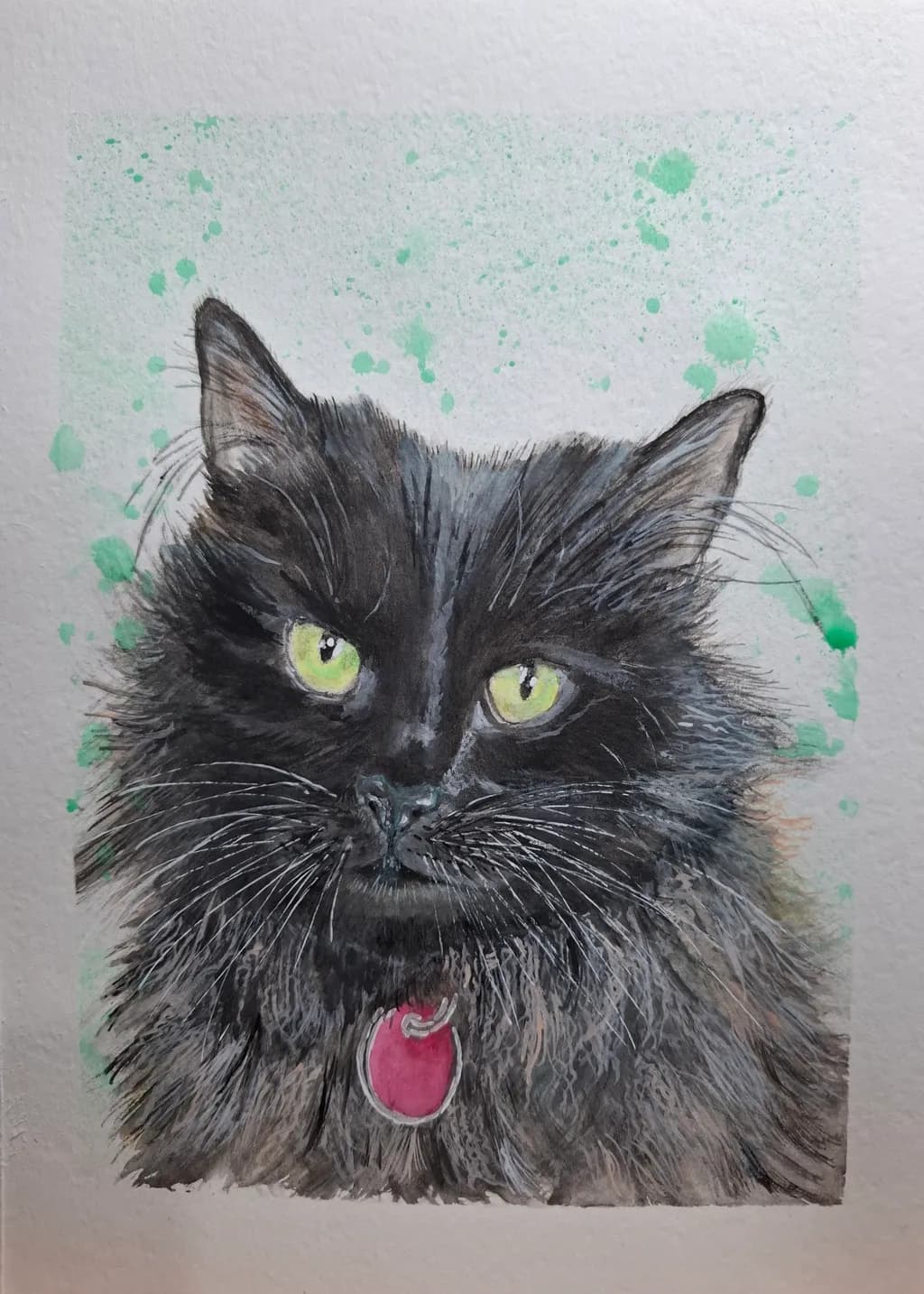 Black Cat Portrait