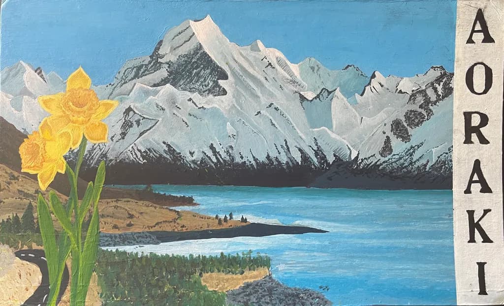 Aoraki Alpine Lake