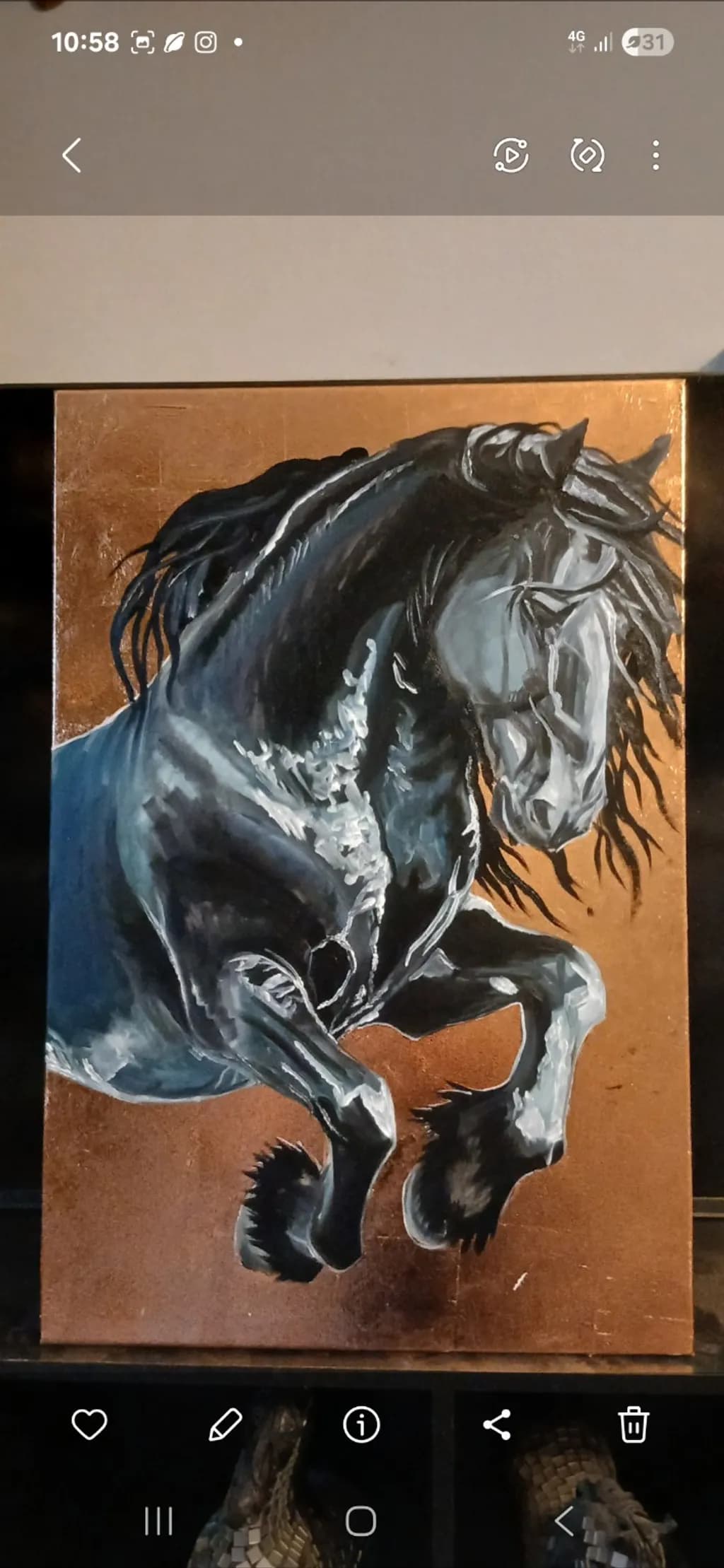 Dynamic Horse Portrait