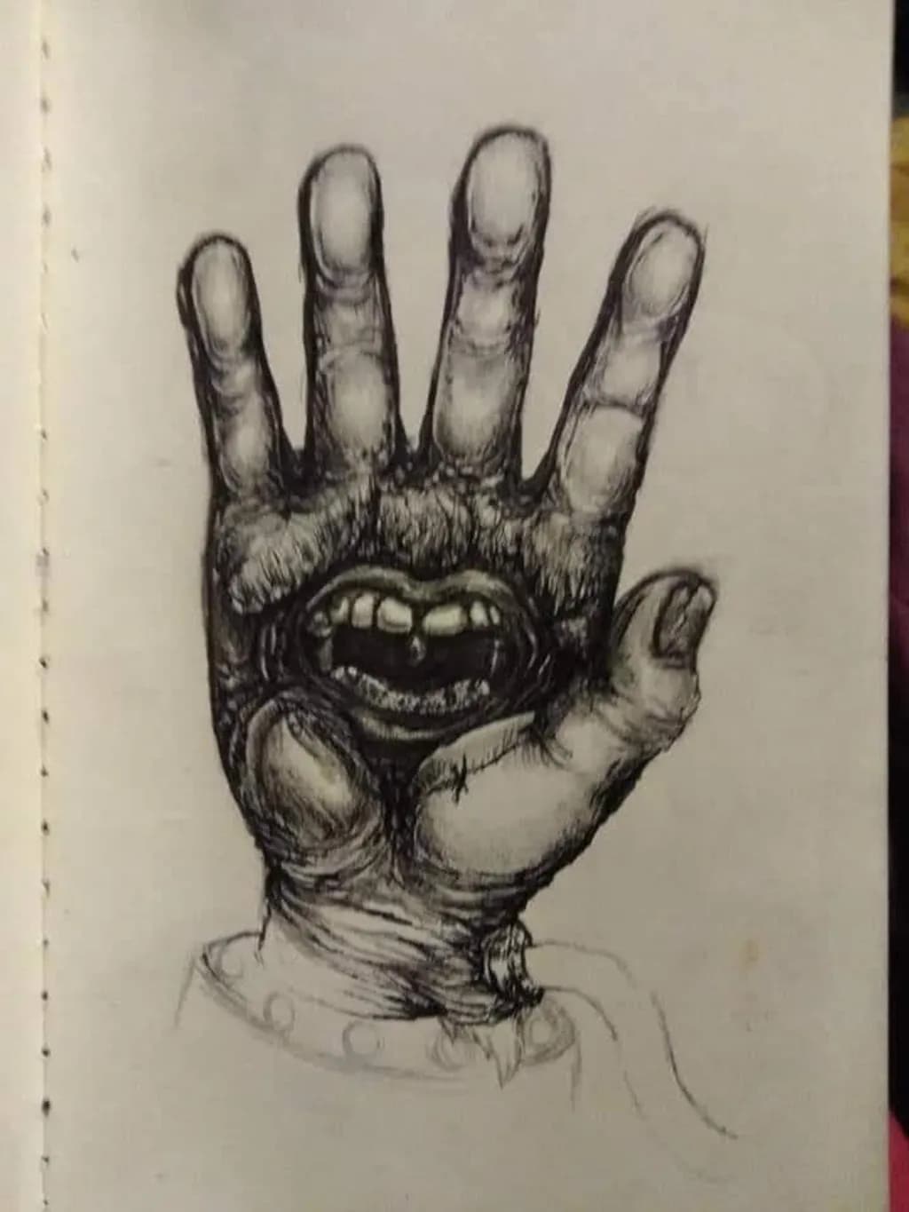 Hand with Mouth