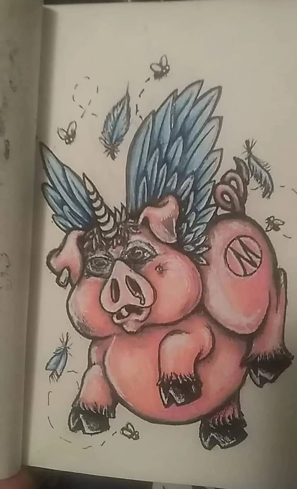 Winged Unicorn Pig
