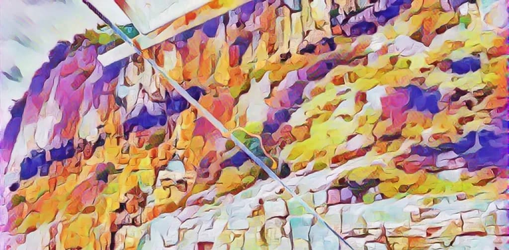 Colorful Rocky Cliff