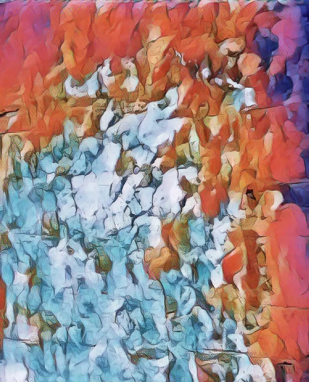Cracked Rock Patterns