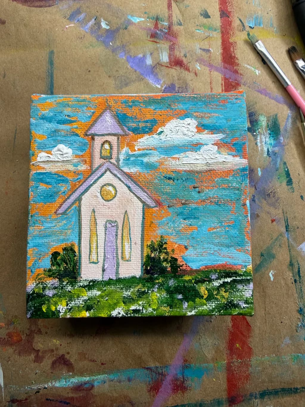 Country Church Meadow
