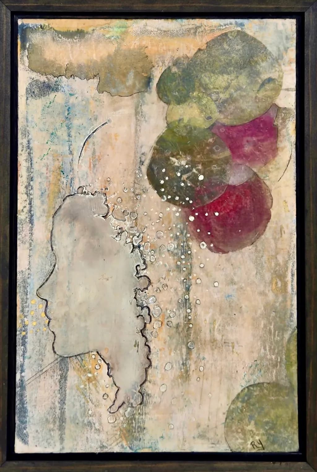 Abstract Profile with Circles