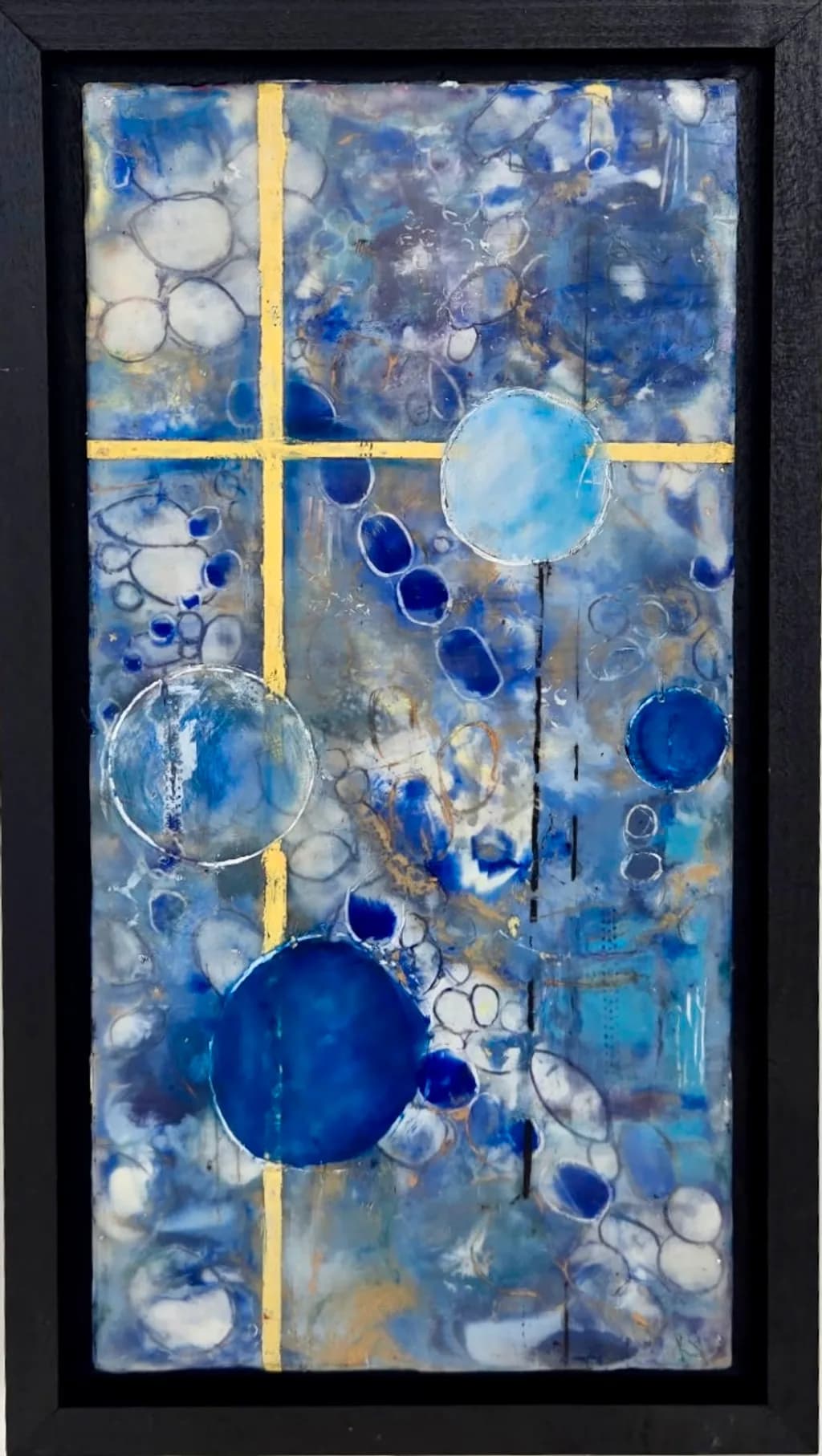 Abstract Blue Composition
