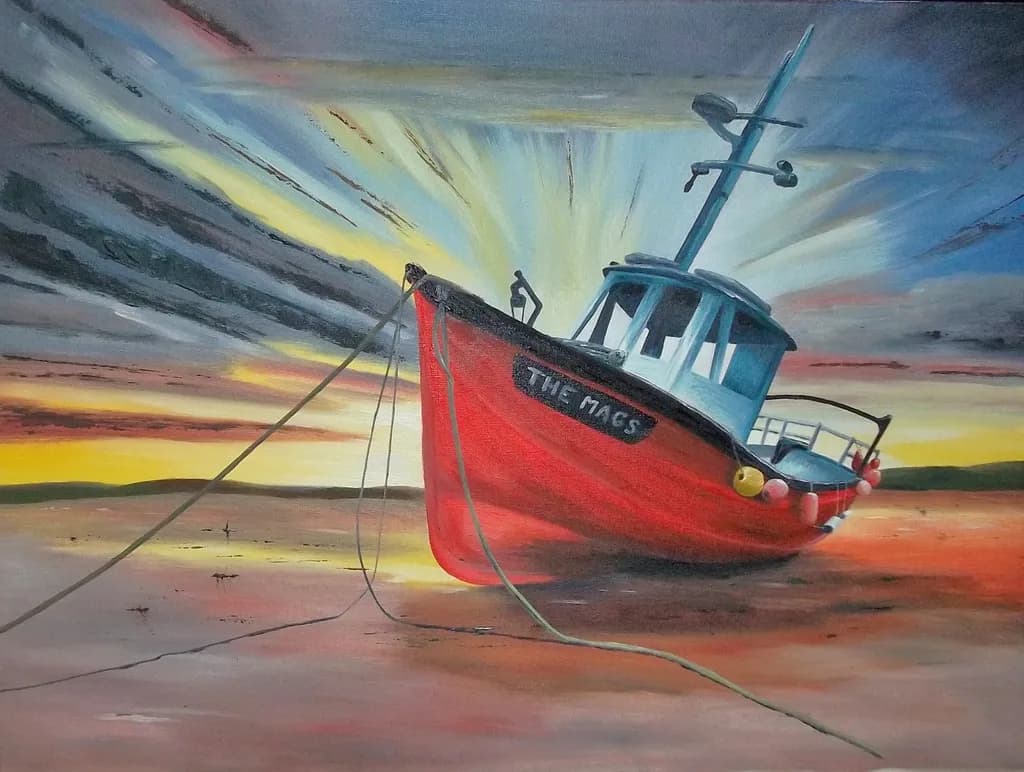 Boat at Sunset