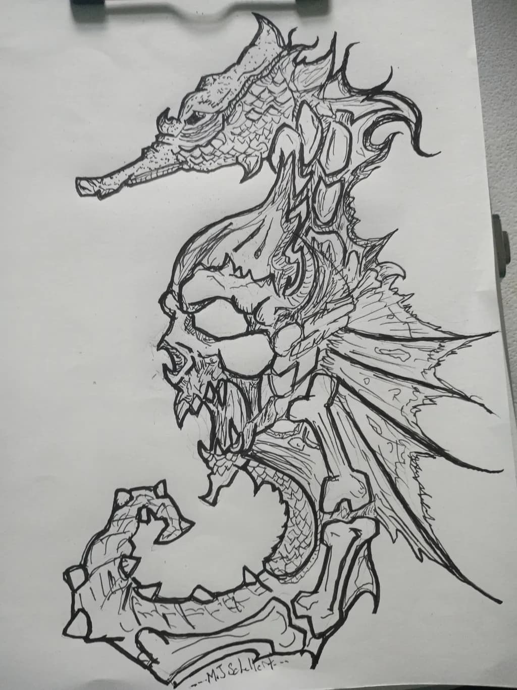 Dragon Skull Seahorse