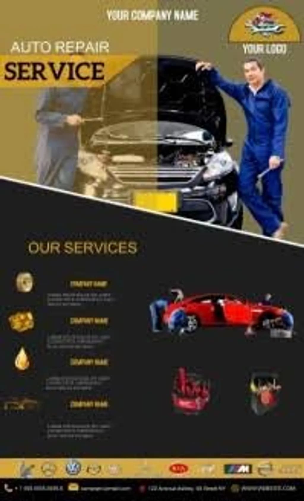 Auto Repair Service Poster