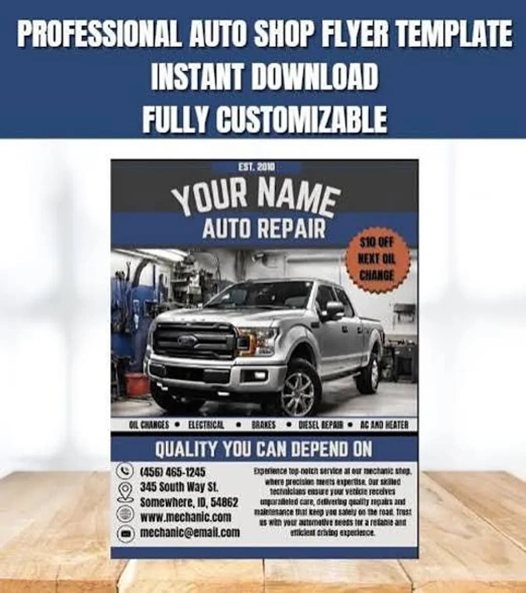 Auto Repair Flyer