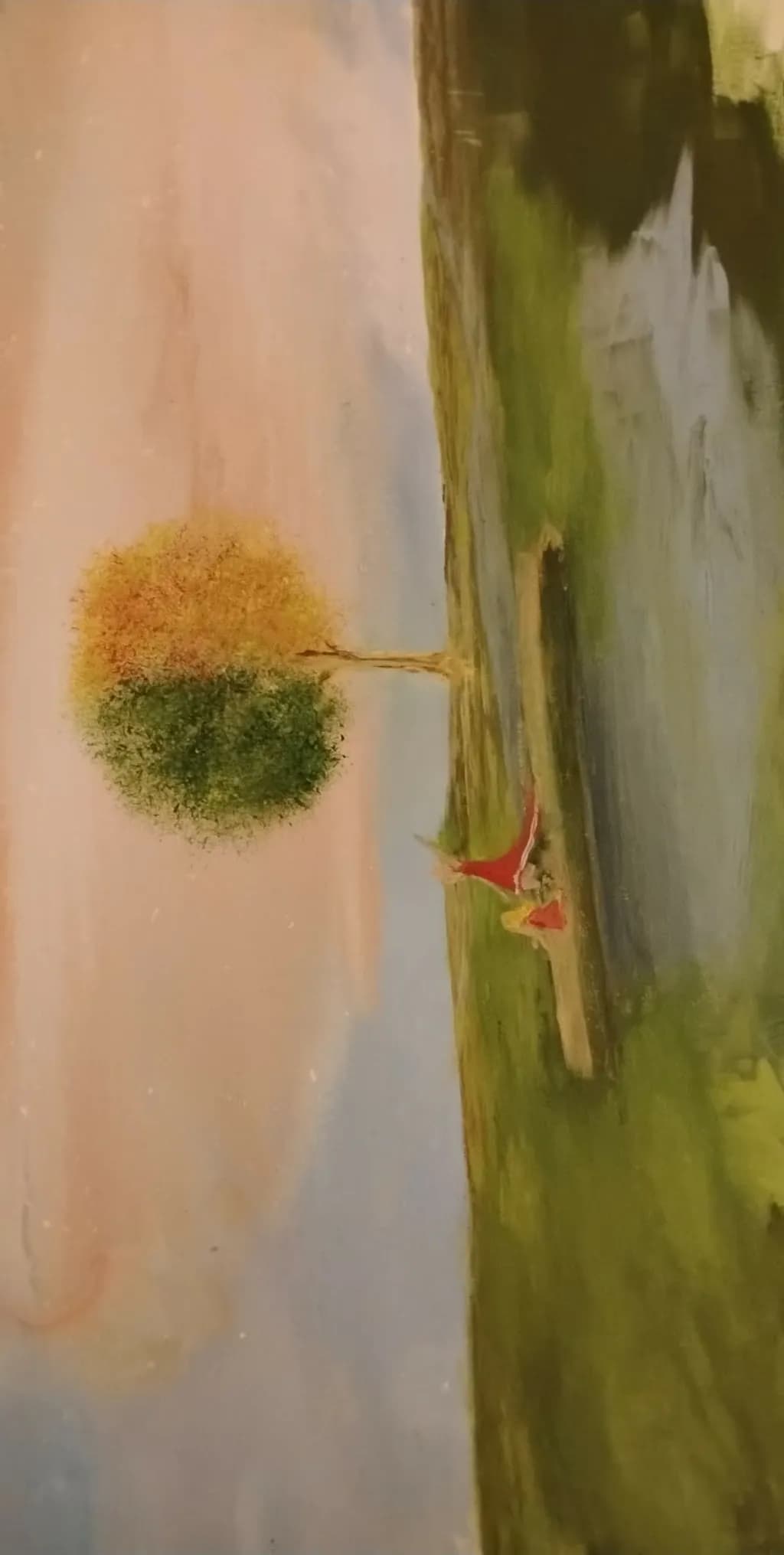 Tree and Lake Reflection