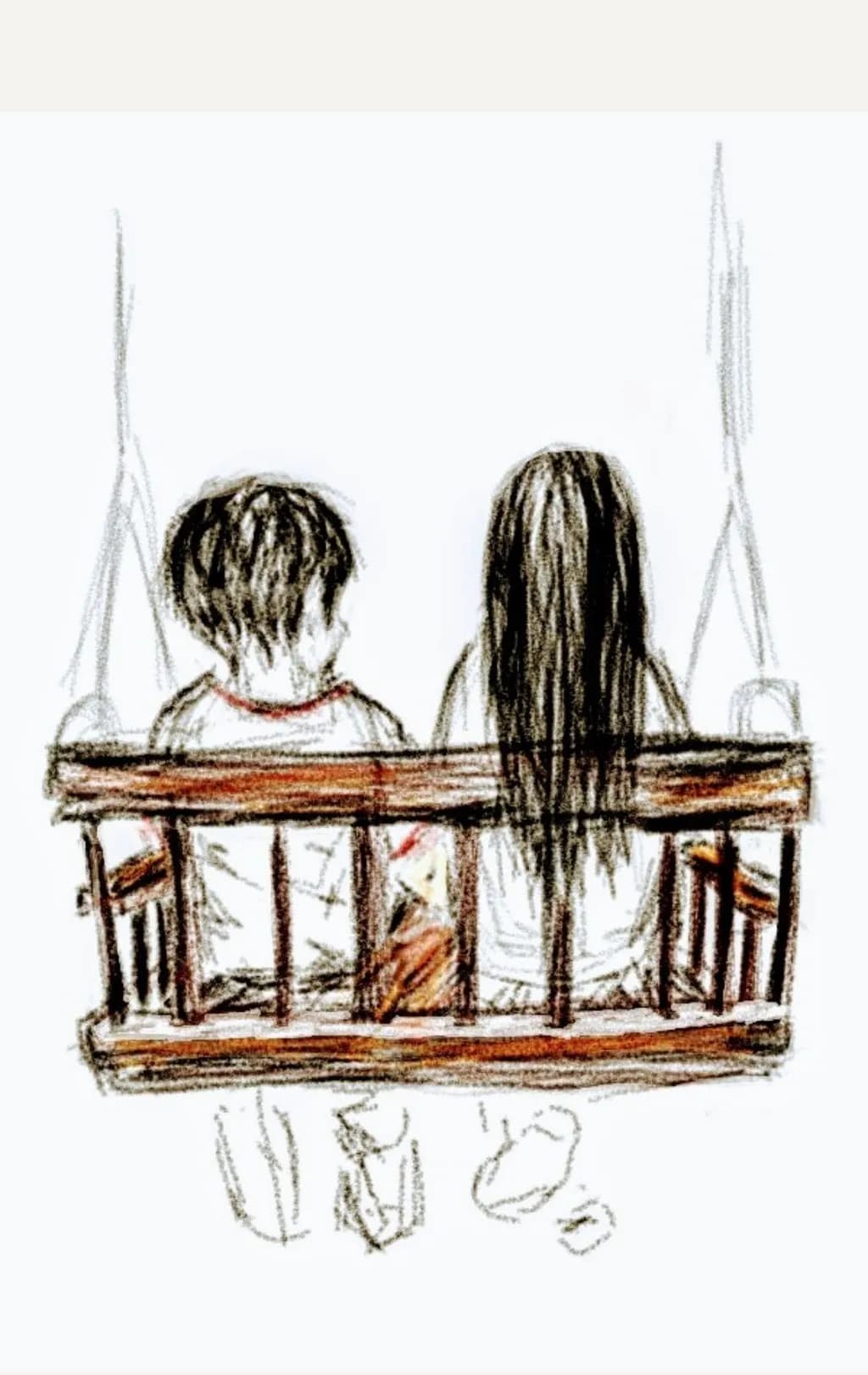 Swing Bench Pair