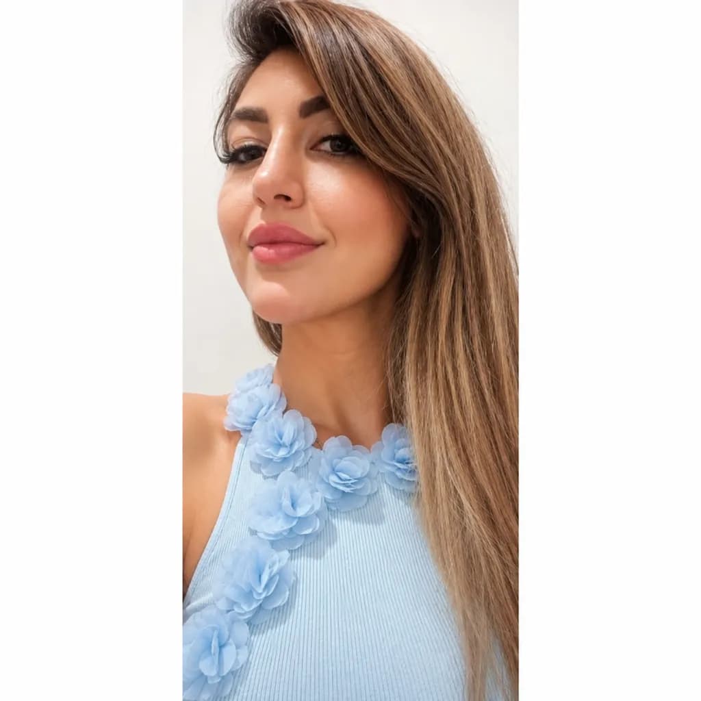 Blue Floral Elegance