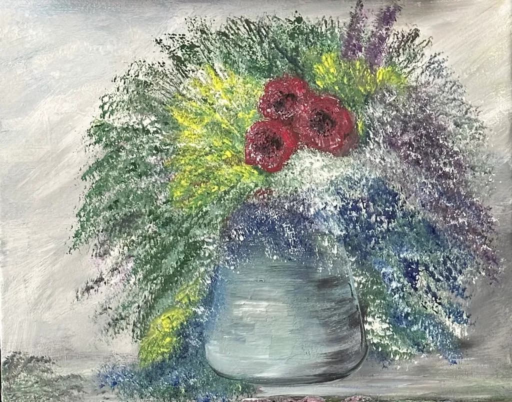 Floral Bouquet in Vase