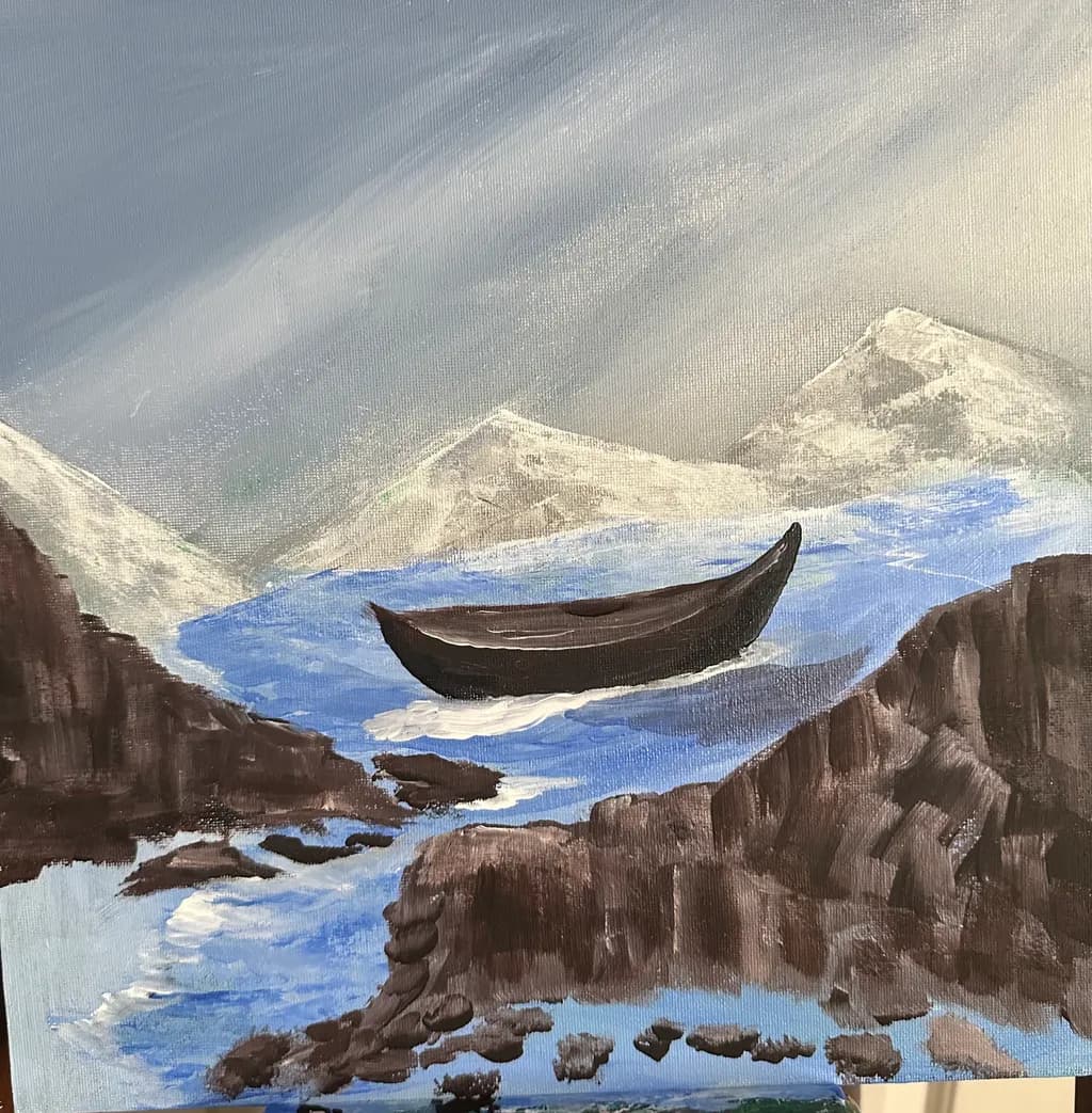Mountain Lake Boat