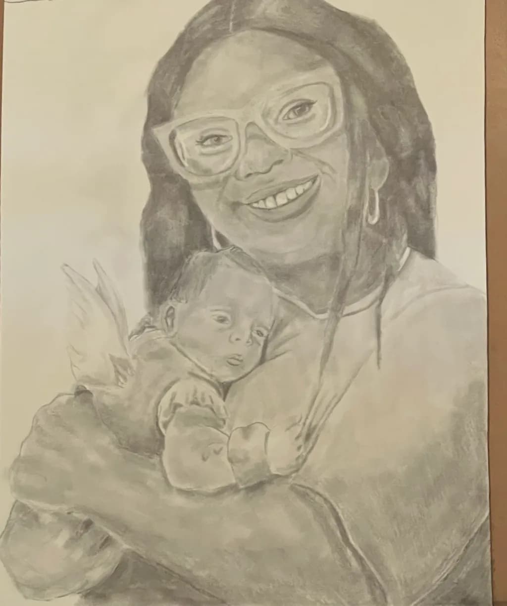 Mother and Child Embrace