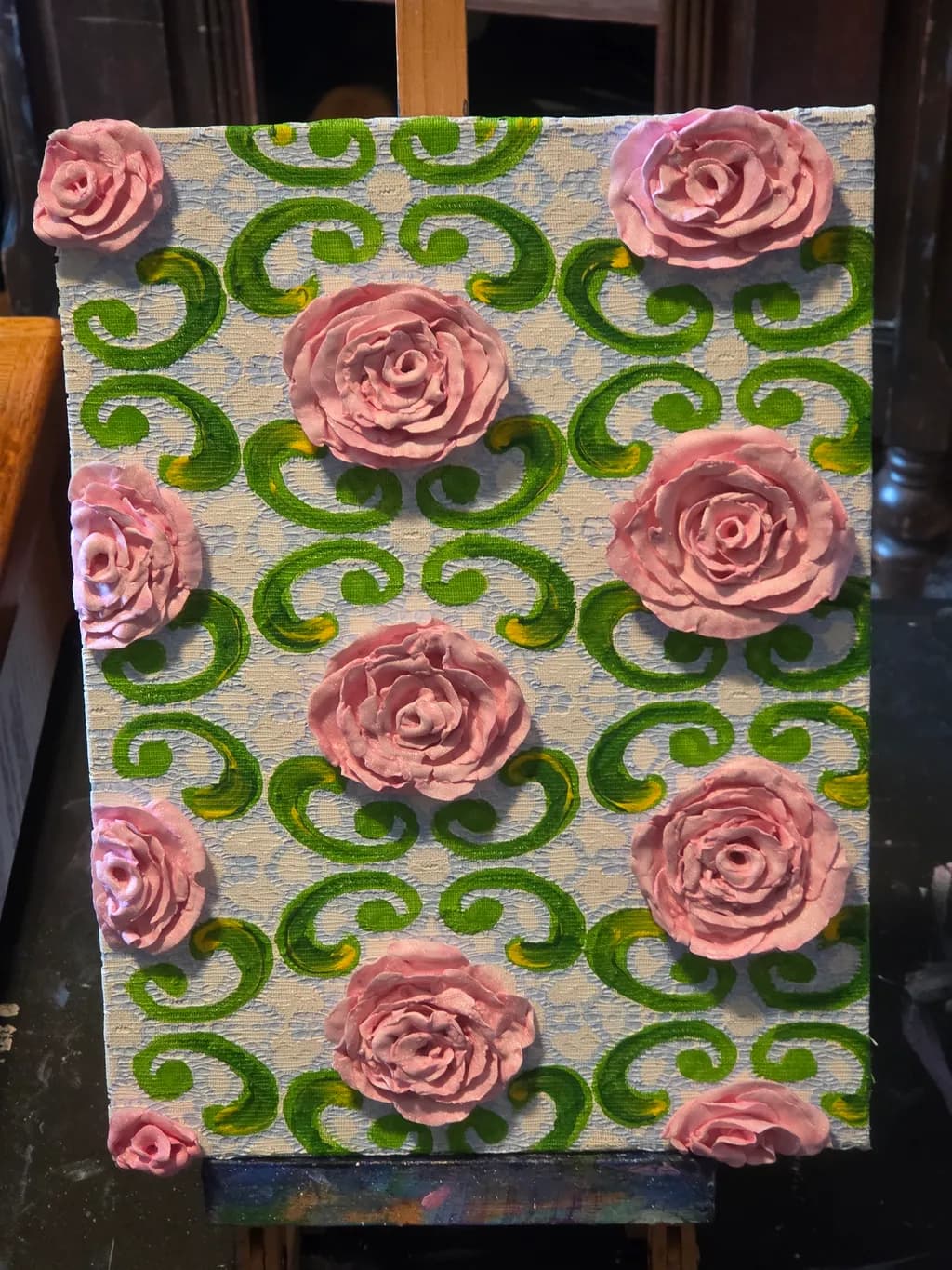 Pink Roses Texture