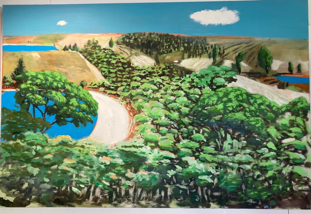 Forest and Lake View